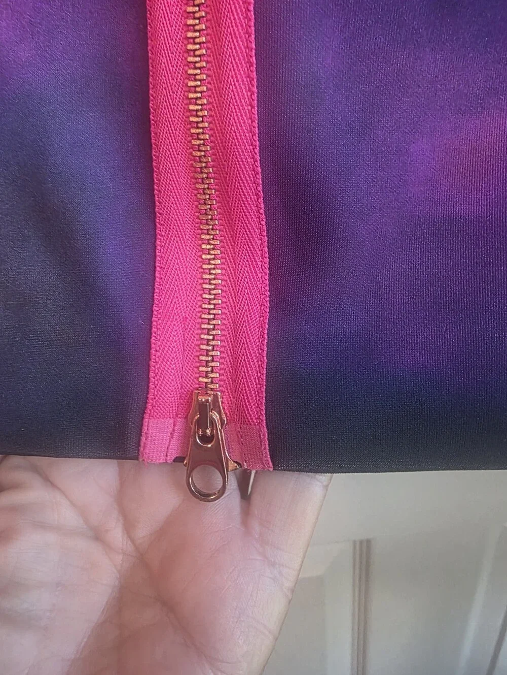 Ted Baker of London Size 0 (US 0-2) Vibrant Pink & Purple Pencil Skirt